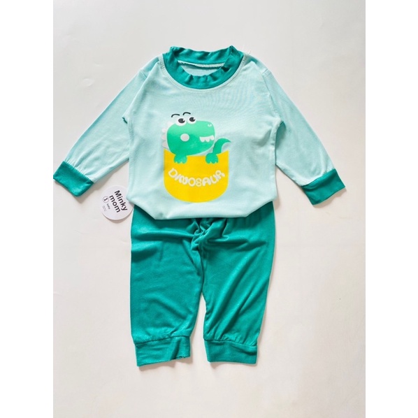 Bộ thun lạnh tay dài cho bé gái và bé trai 6-17kg