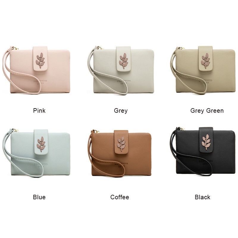 Ví Ngắn Đựng Tiền Xu Kiểu Dáng Đơn Giản Cho Nữ