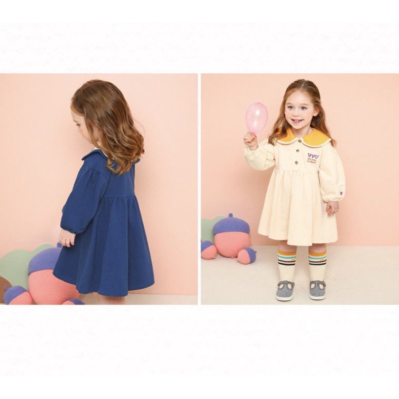 Đầm thu đông MilkMile xuất Hàn cho bé gái