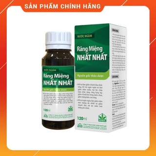 Nước ngậm Răng Miệng Nhất Nhất 120ml - Nước súc miệng Gargle Green life 250ml