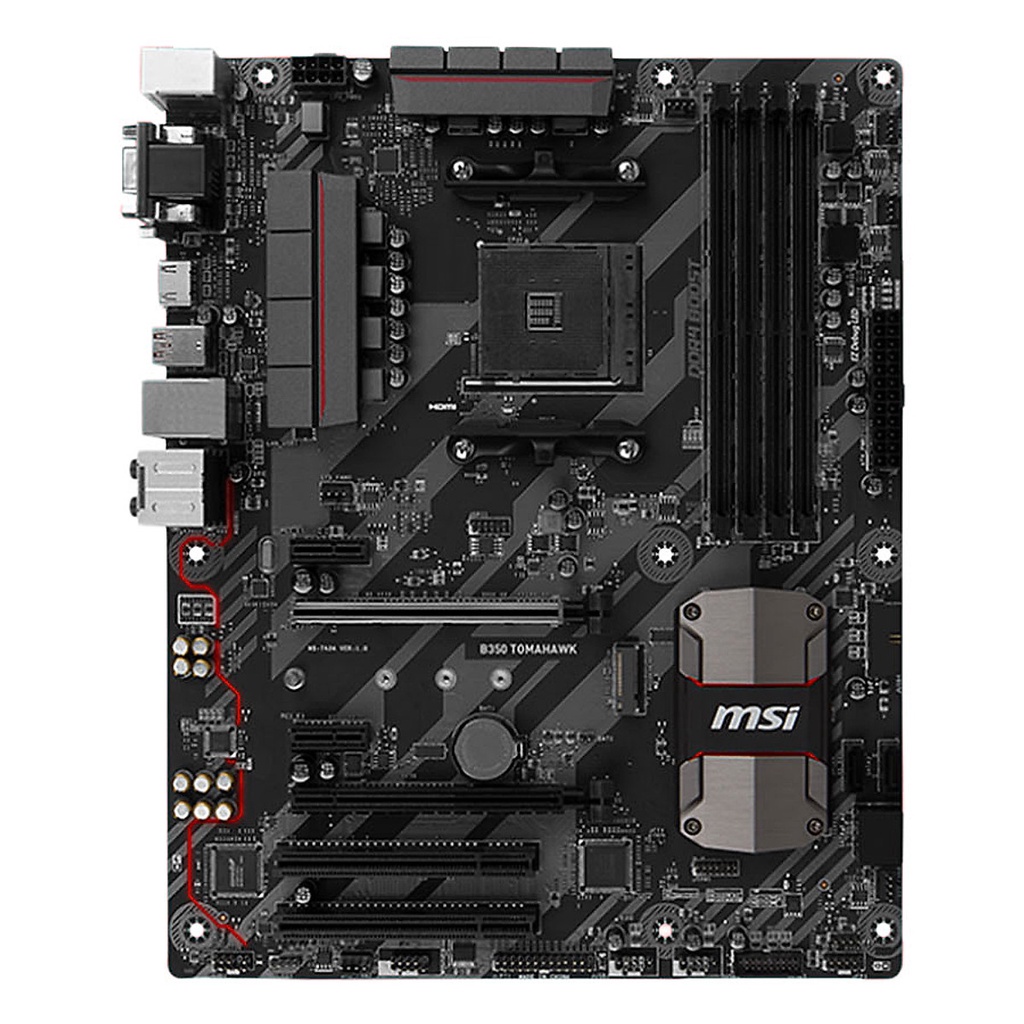Bo mạch chủ MSI B350 TOMAHAWK cũ. Mainboard MSI B350 TOMAHAWK