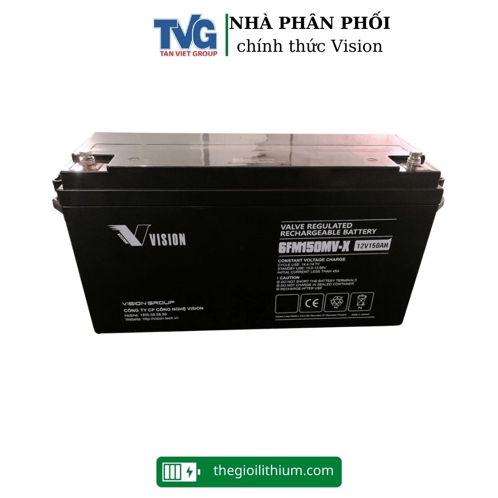 Ắc quy chính hãng Vision Ắc quy Vision 6FM150MV-X 12V 150Ah