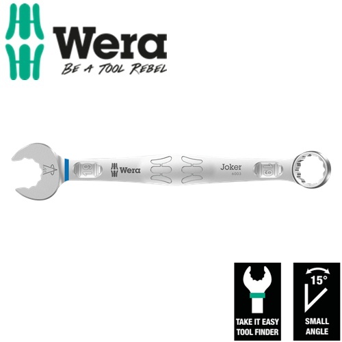 Cờ lê đầu tròng 19mm Wera 05020210001 6003 Joker ring spanner, 19mm x 230mm