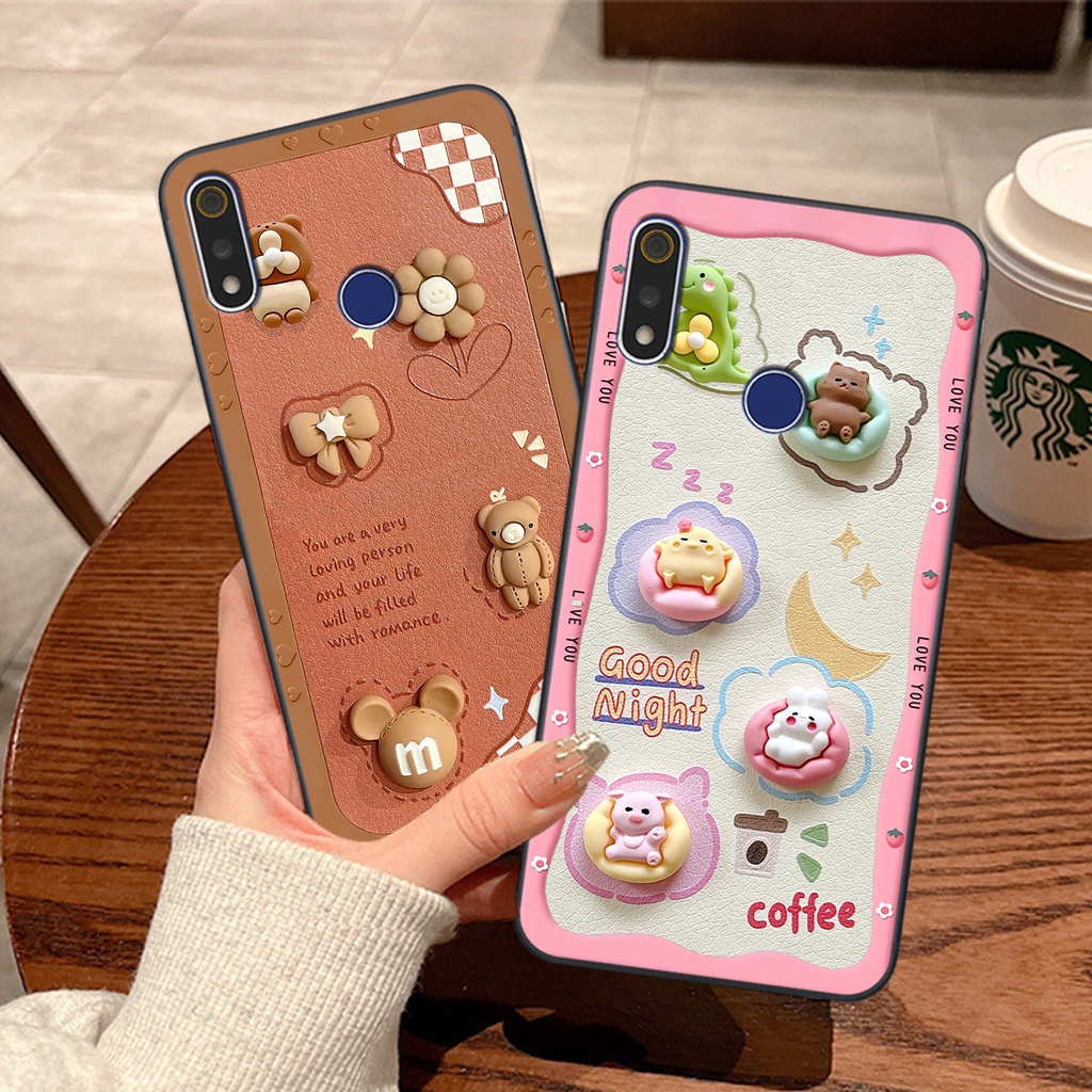 Ốp Realme 3 / 3 Pro in hình Good Night Coffee Hiệu Ứng 3D siêu hót