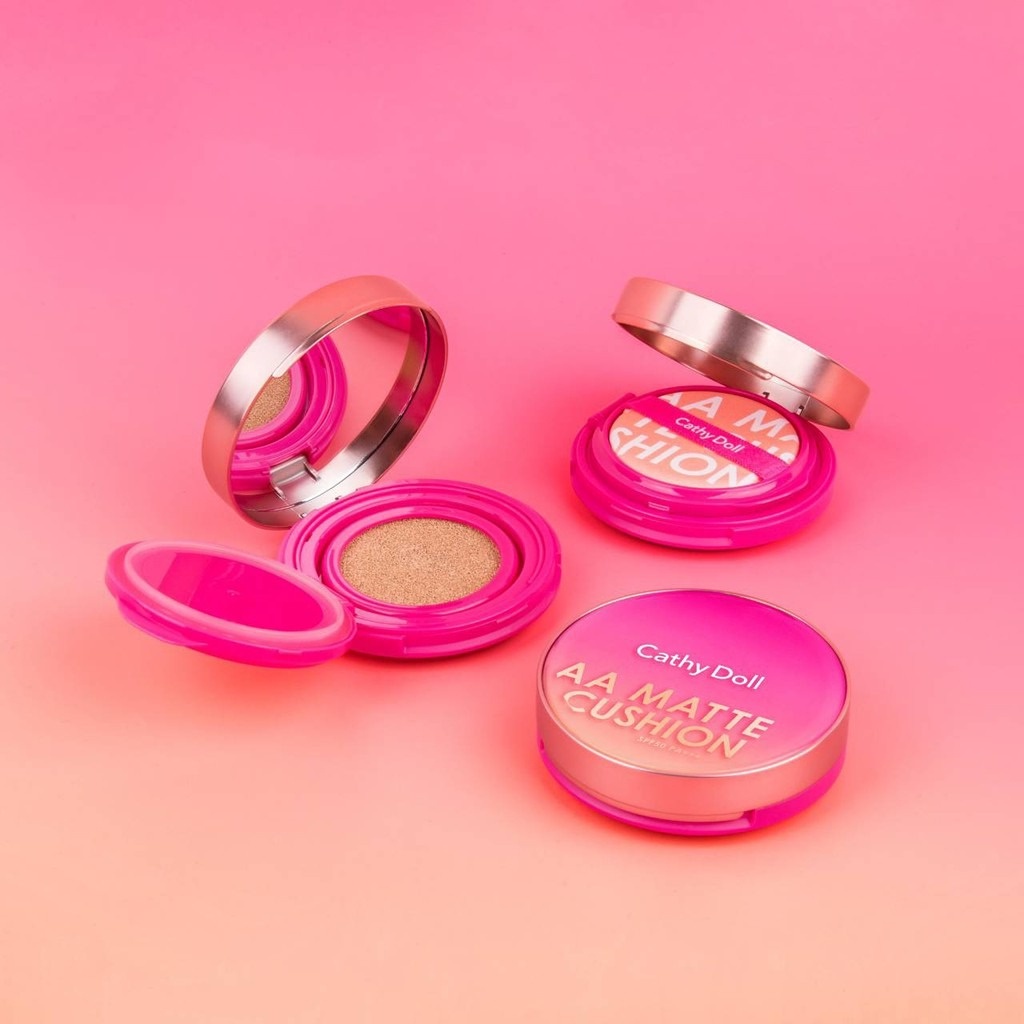 Phấn nước dạng lì Cathy Doll AA Matte Cushion SPF50+++ Acne and Sebum Control 10g