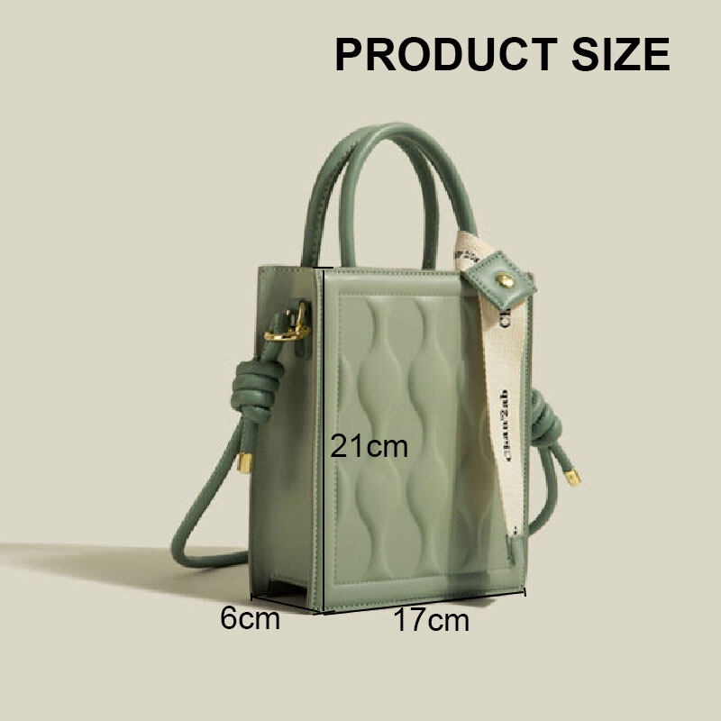 MISCHA Túi Xách Đeo Vai Kiểu Vuông Nhỏ Thời Trang Cao Cấp Dành Cho Nữ