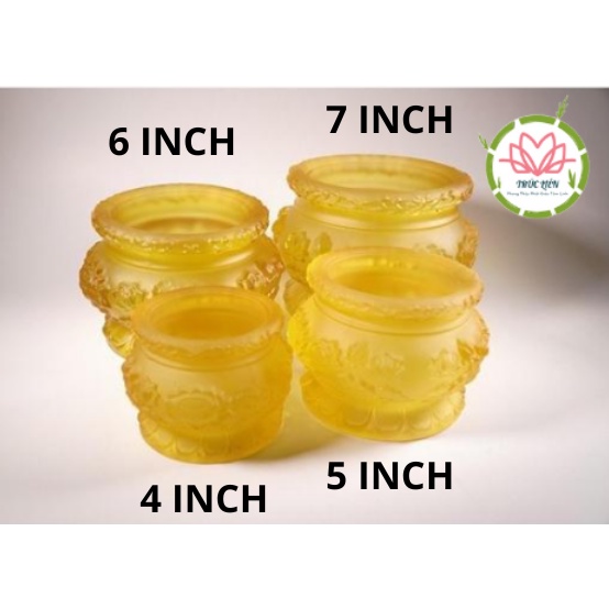 LƯ HƯƠNG ( BÁT NHANG) THỜ CÚNG ĐÁ LƯU LY - NHIỀU MÀU, NHIỀU SIZE