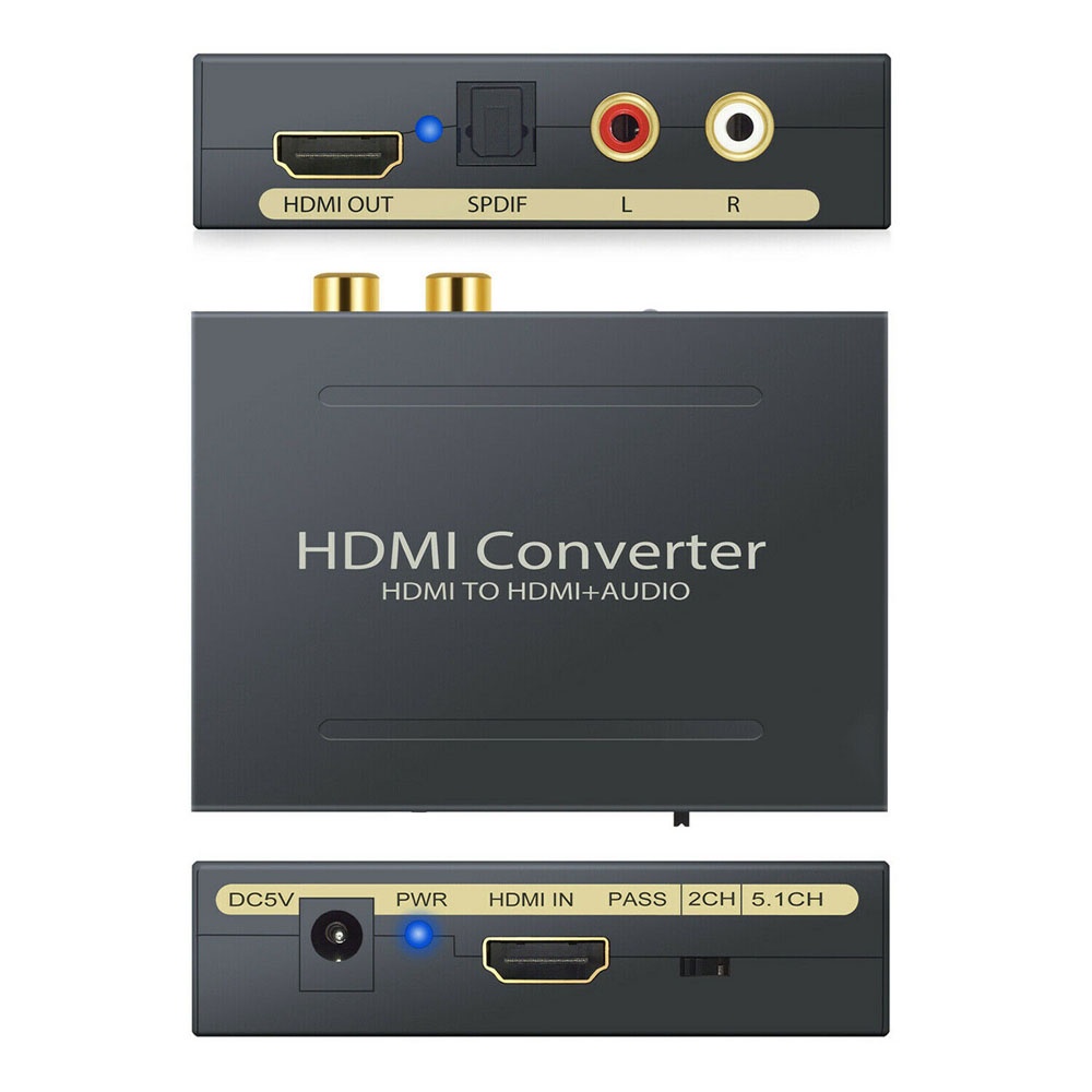 BỘ CHUYỂN ĐỔI HDMI SANG HDMI CỔNG QUANG SPDIF + CÓ HỖ TRỢ ÂM THANH 5.1