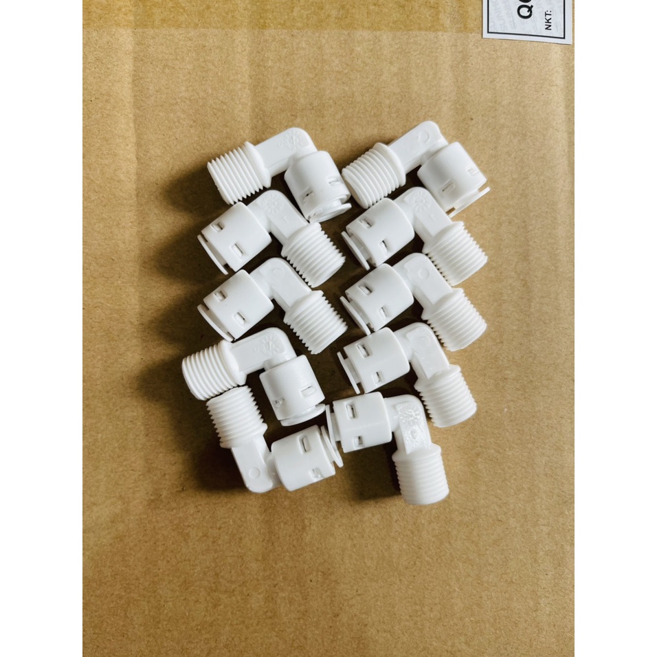 Cút góc ren, cút ren chữ T, cút góc nối nhanh, cút chữ T nối nhanh nối  phi 6 dùng để nối các đầu lõi lọc nước