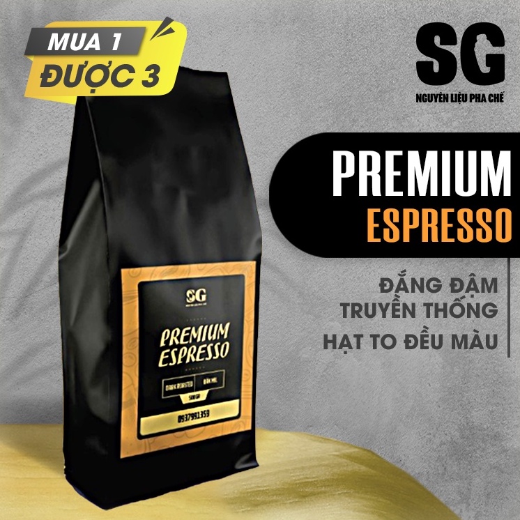 Cà Phê Espresso Premium SG Gói 1kg