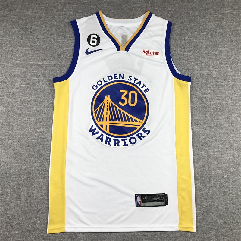 CURRY # 30 NBA 2023 Golden State Warriors Áo Bóng Rổ Thể Thao Thêu Họa Tiết Cá Tính