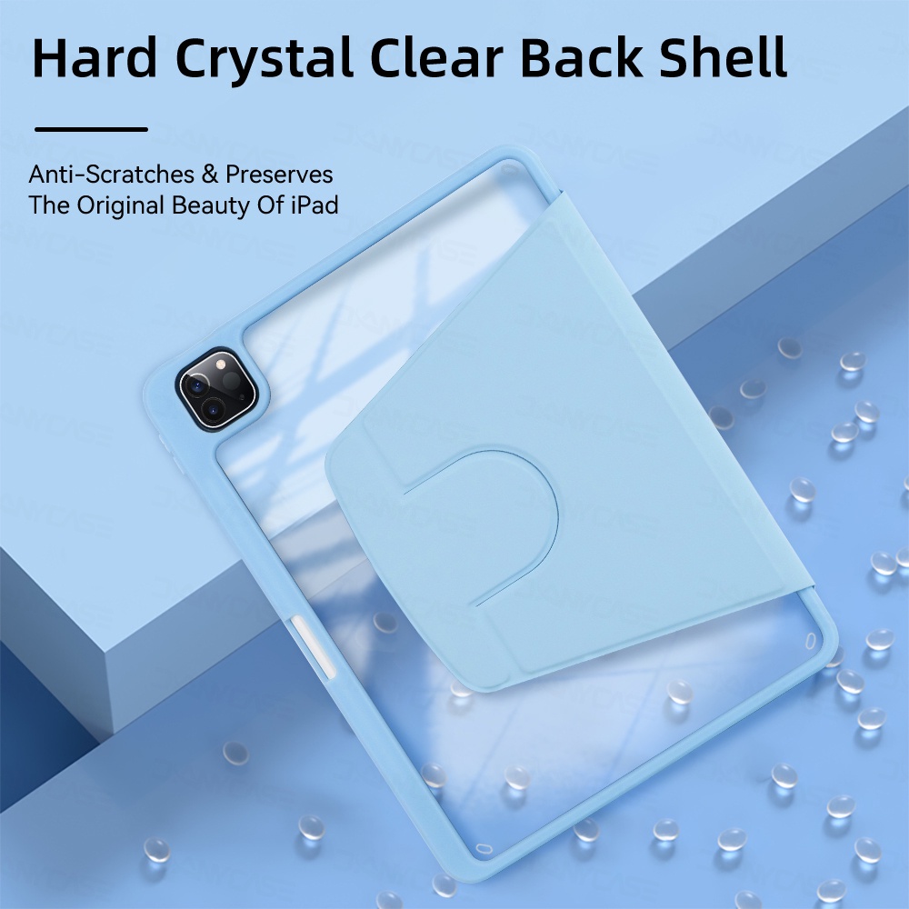Bao Da Máy Tính Bảng Xoay 360 Độ Cho IPad 7 / 8 / 9 10.2 Pad 10th 2022 10.9 air 1 2 9.7 air 4 5 2022 10.9 Pro air 3 10.5 Mini 6 Giá Đỡ