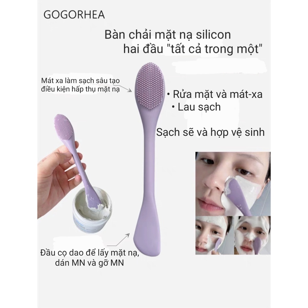 Bàn chải mặt nạ silocon