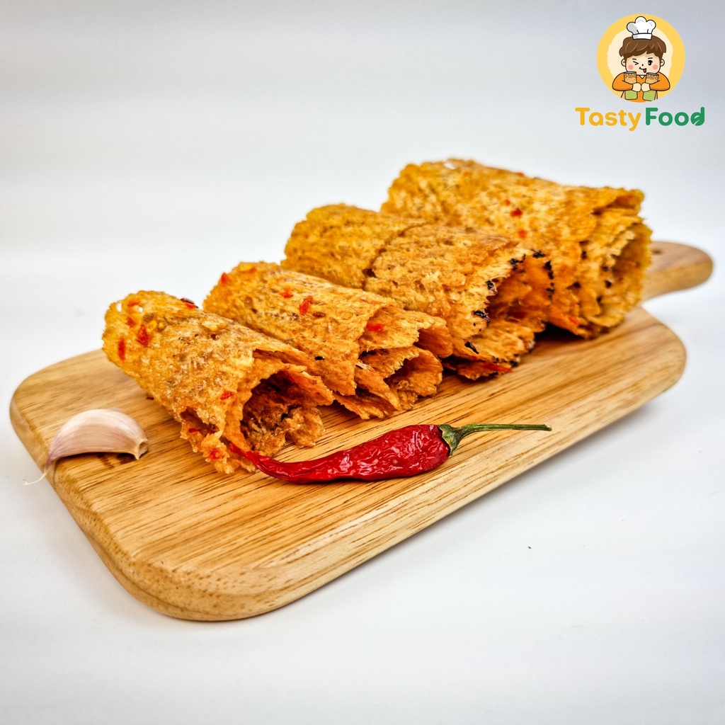 300G Hũ Mực Cán Tẩm Gia Vị Cay Tasty Food