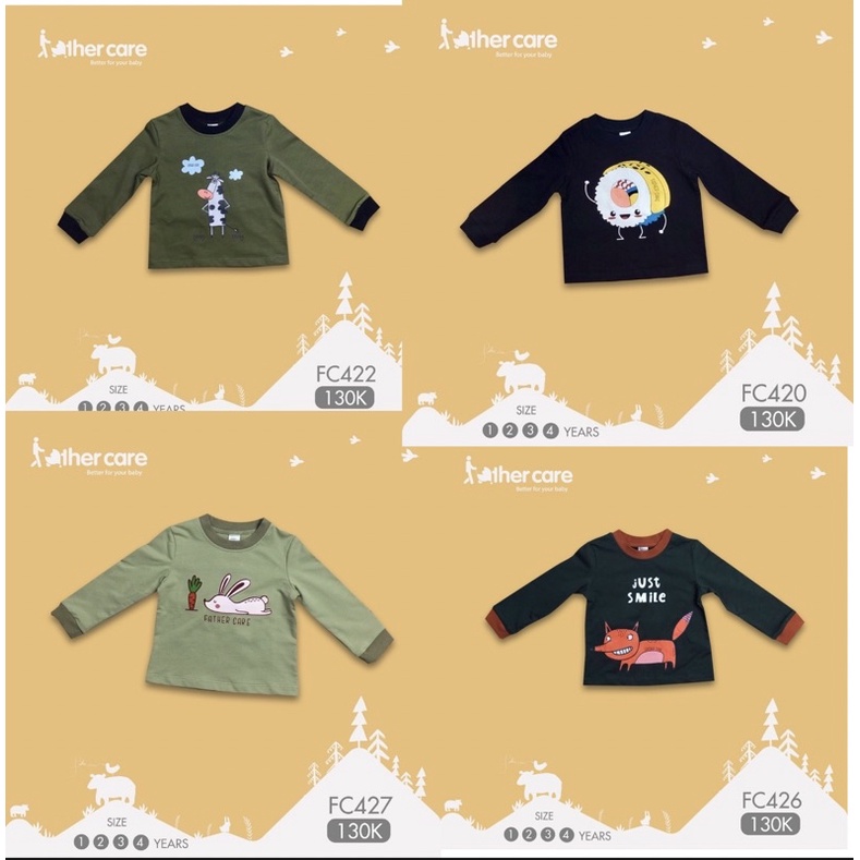 Áo Nỉ Dài Tay Cho Bé 1-4y