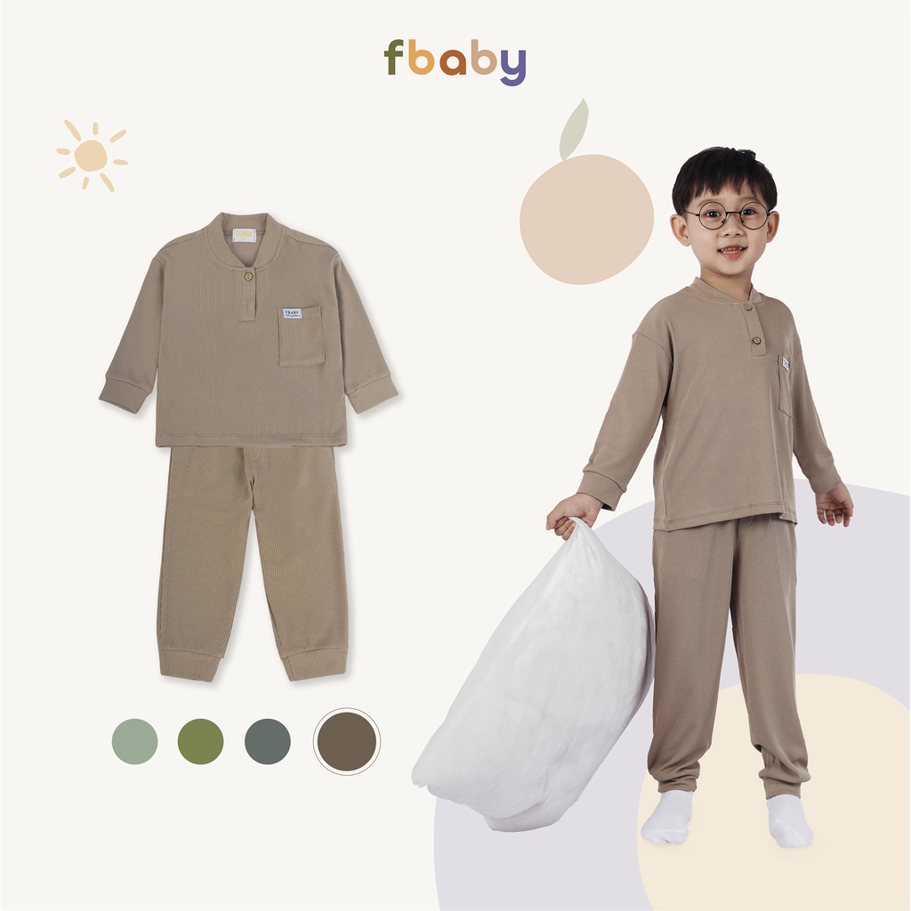 Bộ tăm lạnh bé trai/bé gái cổ bomber Fbaby  FB001