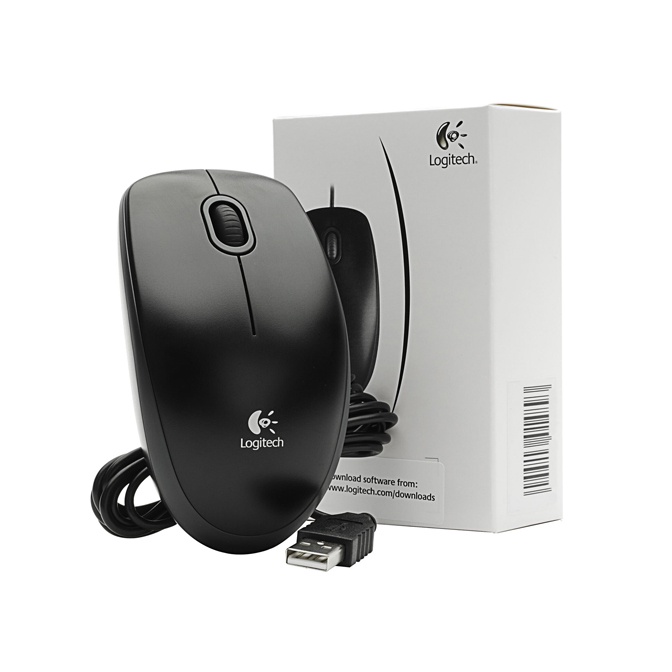 Chuột có dây Logitech B100