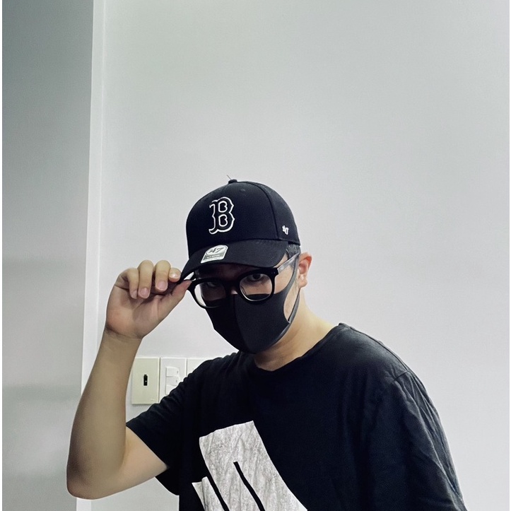 Nón MLB x 47 Brand Mỹ_Logo B Black