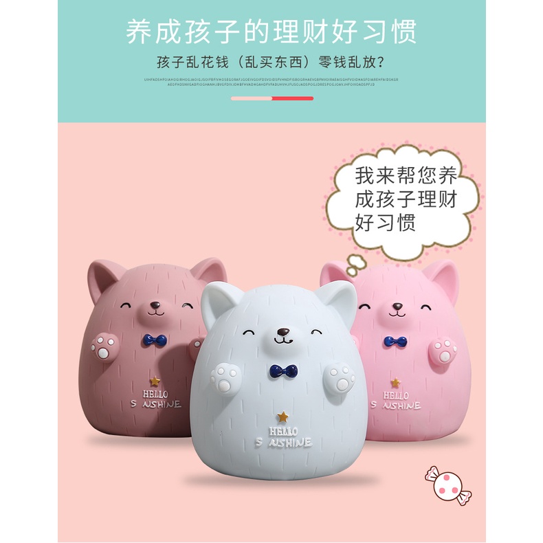 Ống Heo Tiết Kiệm Hình Mèo Dễ Thương Sáng Tạo