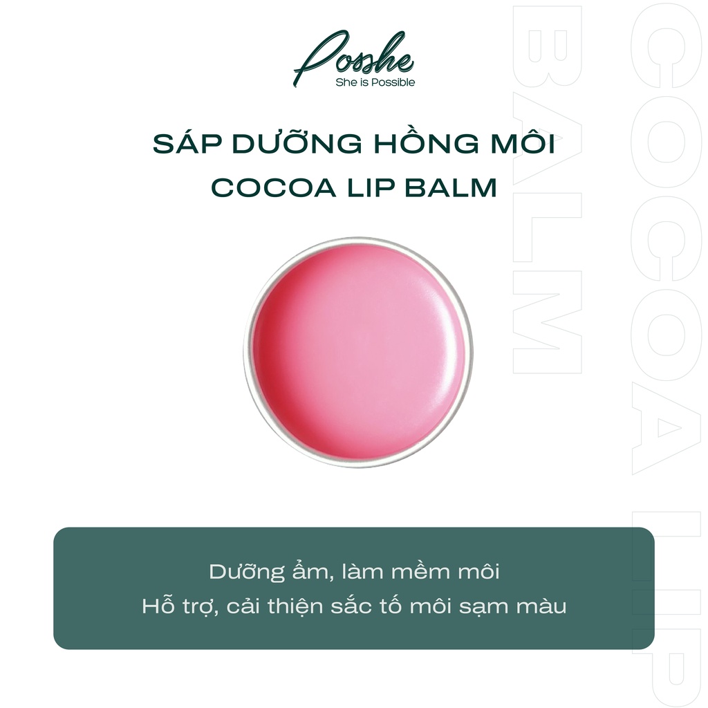 Son dưỡng môi POSSHE - Cocoa Lip Balm