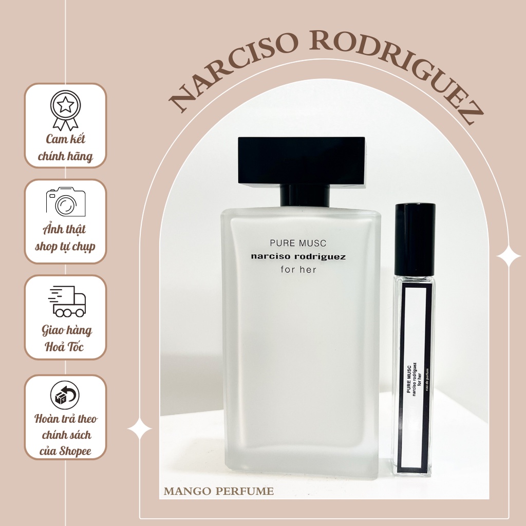 Nước hoa Narciso Rodriguez Pure Musc For Her 10ml