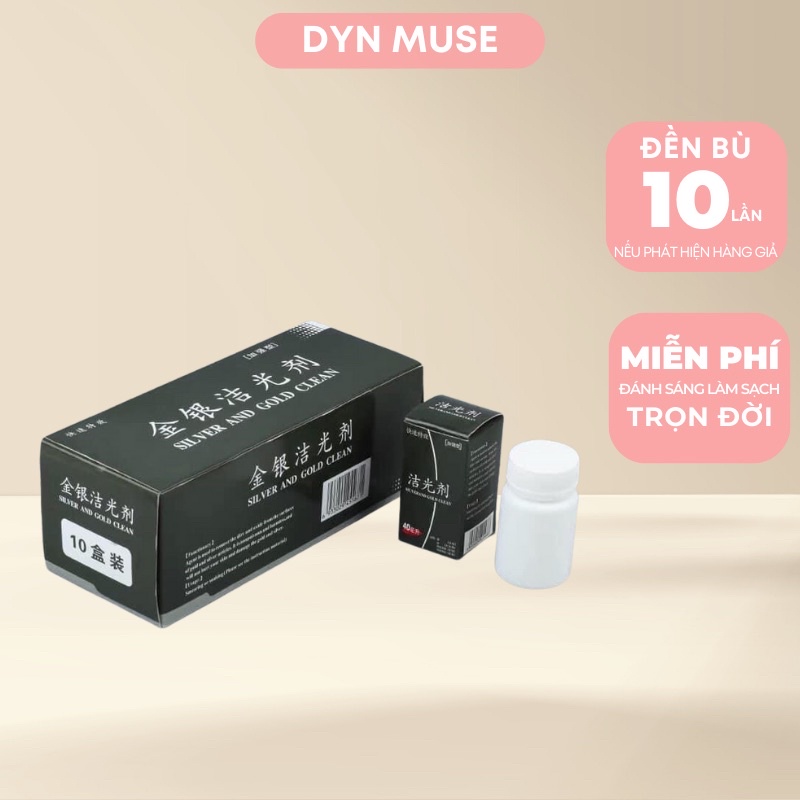 Nước rửa trang sức bạc 925, vòng cổ, dây chuyền, nữ trang tiện dụng - DYN MUSE