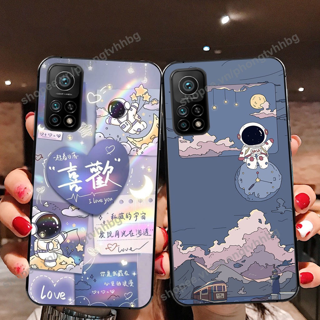 Ốp lưng Xiaomi Mi 10T Pro phi hành gia hoạt hình 3D cute giá rẻ