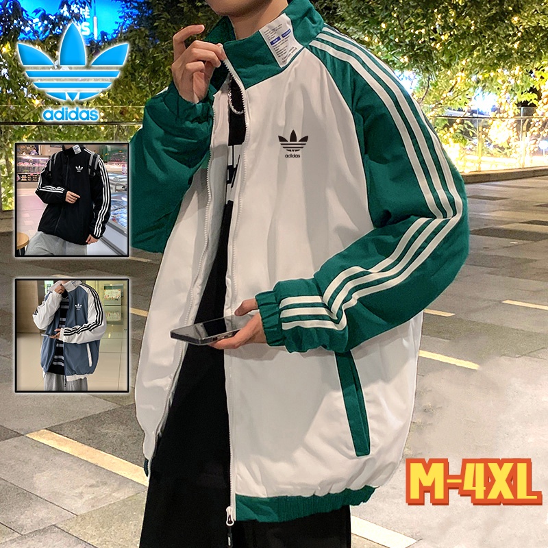 Áo khoác thể thao bomber ADIDAS đơn giản thoải mái thời trang xuân thu cho cặp đôi áo khoác bóng chày bigsize M-4XL