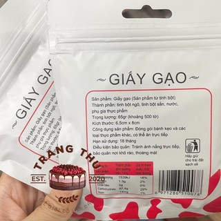 Giấy gạo gói kẹo