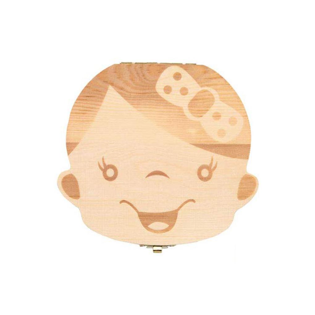 Hộp Gỗ Đựng Răng Sữa Cho Bé Sơ Sinh