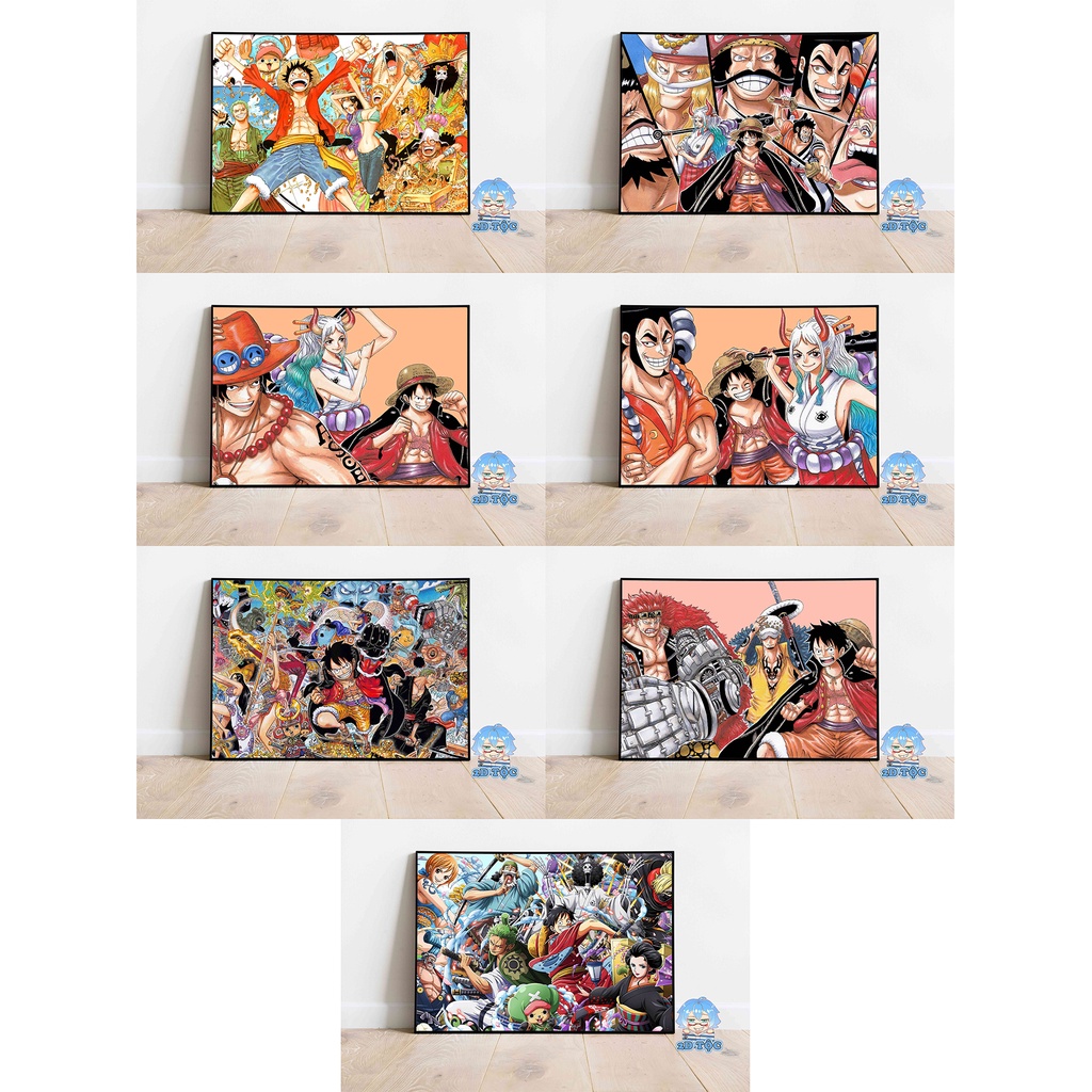 Ảnh Poster A3 Dán Tường Cao Cấp  Anime Manga One Piece  By 2D Tộc Shop