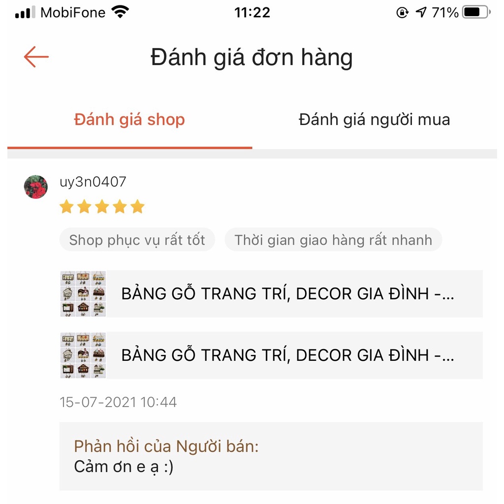 Bảng gỗ trang trí, bảng gỗ decor Ohay – Chúng ta xứng đáng có 1 cuộc sống tốt hơn (Tặng móc dán)