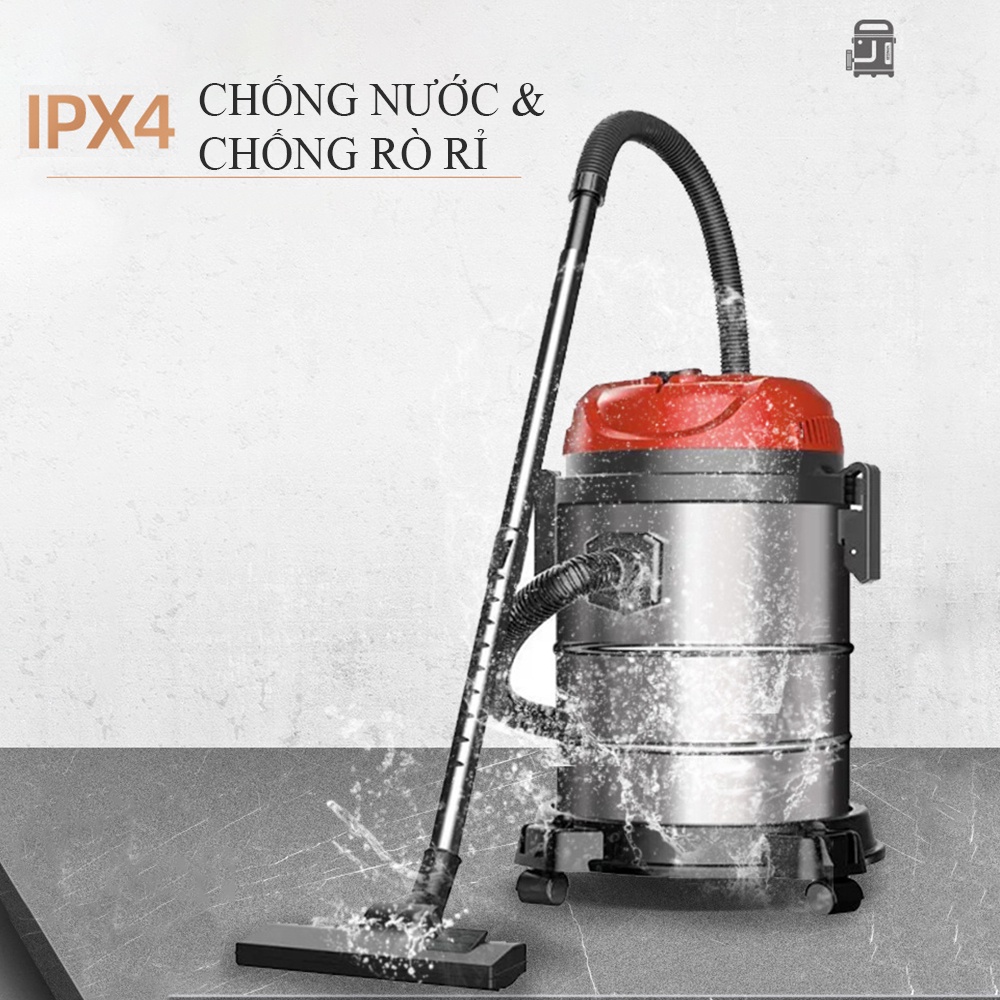 Máy hút bụi công nghiệp, máy hút bụi đa năng công suất lớn 1200W với với dung tích 18L tích hợp 3 chế độ. Bảo hành 3 năm