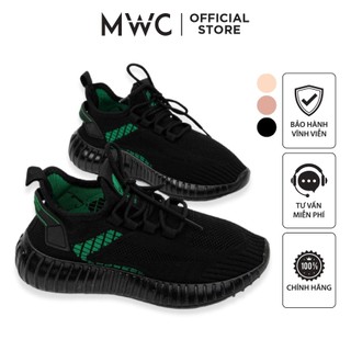 Giày MWC 0542 - Giày Thể Thao Nữ Chất Vải, Sneaker Nữ Đế Bằng Phối Màu Cá Tính