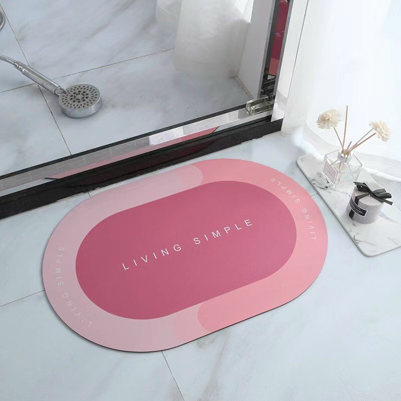 Thảm Chân Silicon Siêu Thấm Hút Không Tích Tụ Giữ Sàn Nhà Luôn Sạch Sẽ Và Khô Ráo