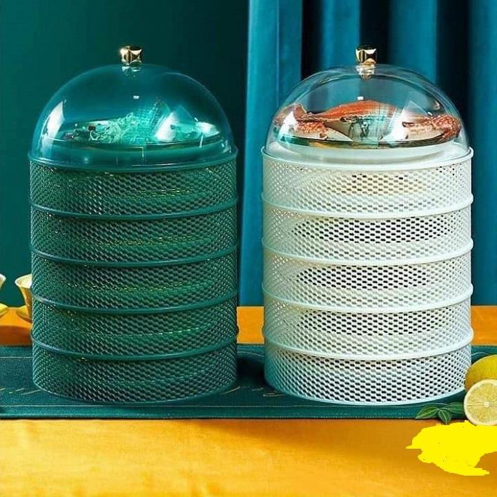 Lồng Bàn 5 Tầng KM Đậy Thức Ăn Thông Minh Đa Năng Cao Cấp Mẫu Mới