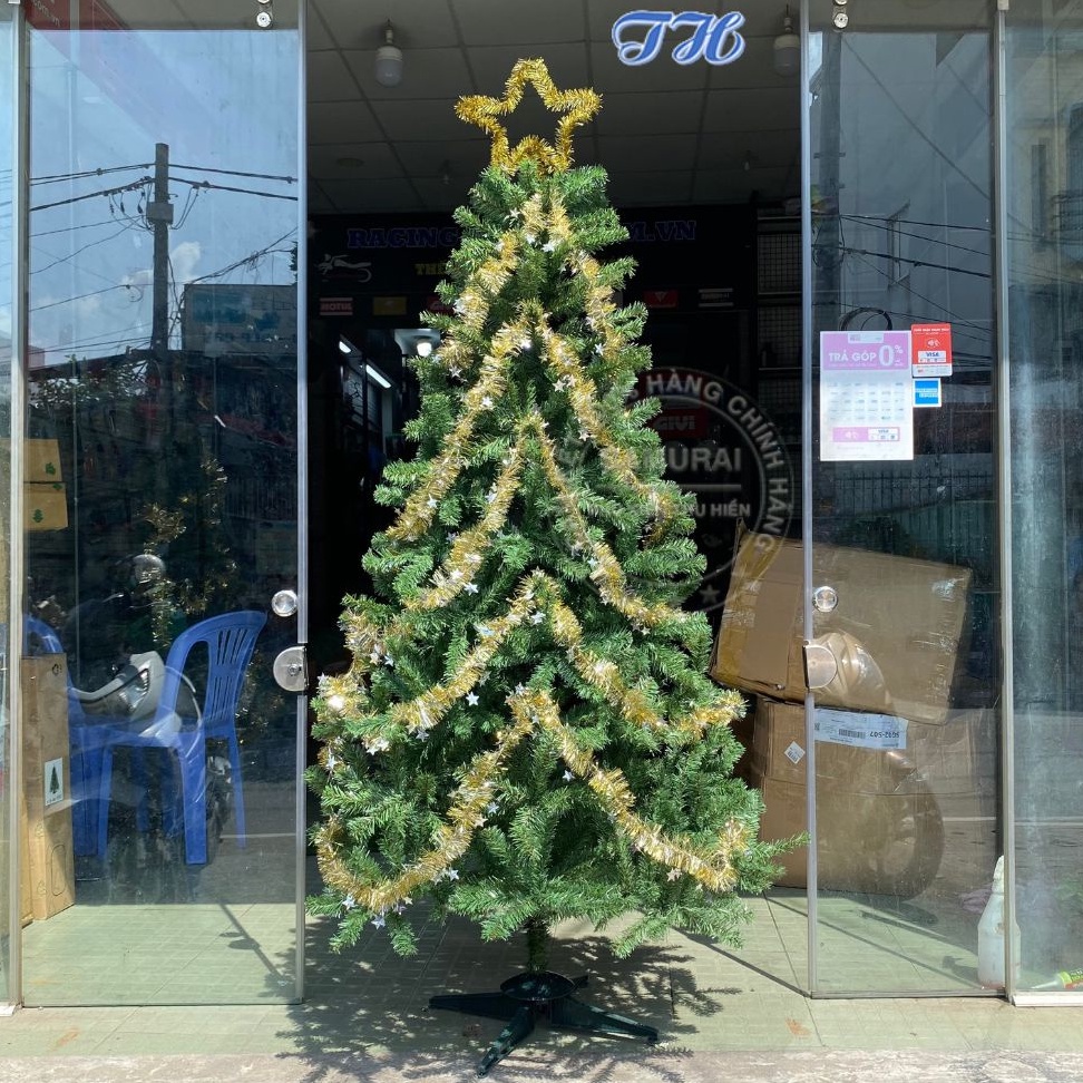 Cây Thông Noel 1m2, 1m8, 1m5, 2m  Trang Trí Giáng Sinh Cho Nhà Cửa, Phòng Khách - cây thông giáng sinh siêu đẹp