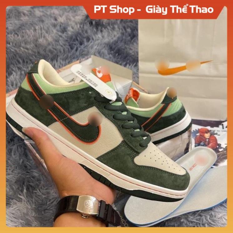 [HÀNG LOẠI 1] GIÀY S.B DUNK WHITE. GREEN LAU AU SC , GIẦY SNEAKER THỂ THAO NAM NỮ S.B TRẮNG XANH LÁ DA LỘN FULL BOX