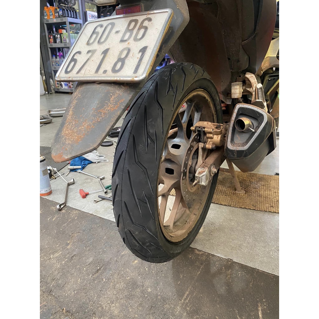 Vỏ lốp xe Goodride gai H993 vỏ không ruột hàng Thái Lan gai xương cá cho "TAY GA & XE SỐ"