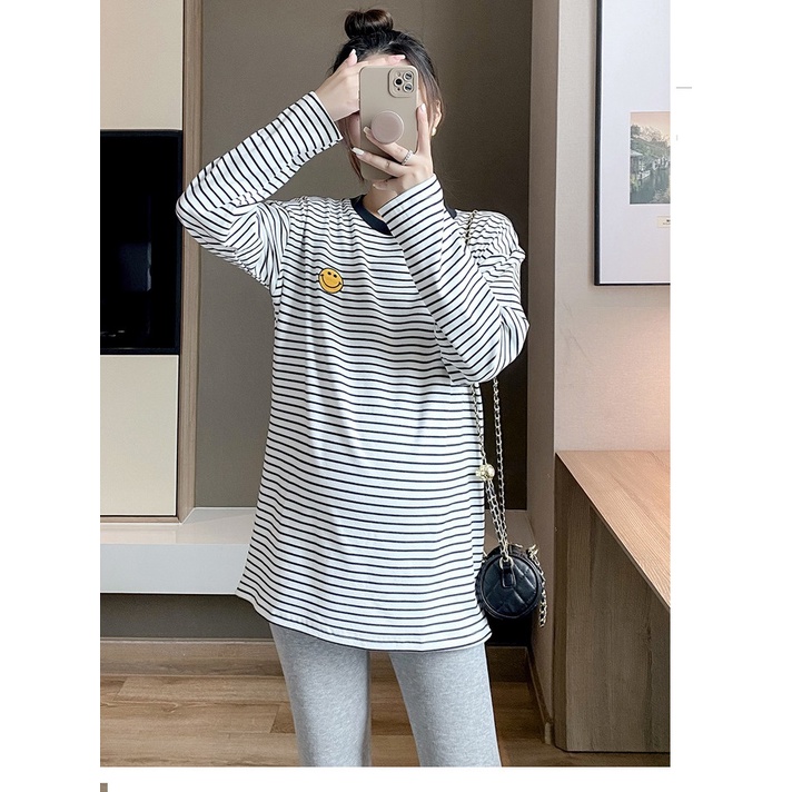 Áo Thun Dài Tay Suông Rộng AB333