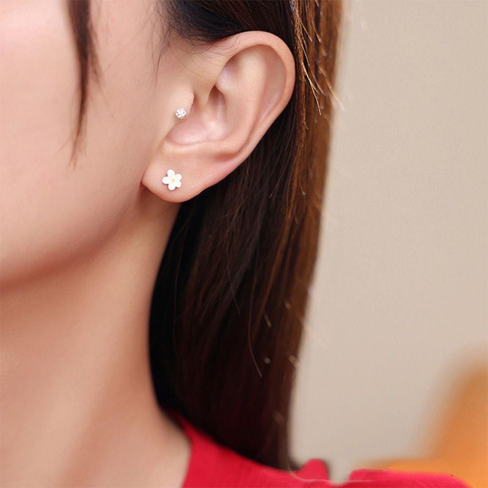 JARRED Khuyên Tai Hình Hạt Đậu Phộng May Mắn Phong Cách Vintage Dành Cho Nữ