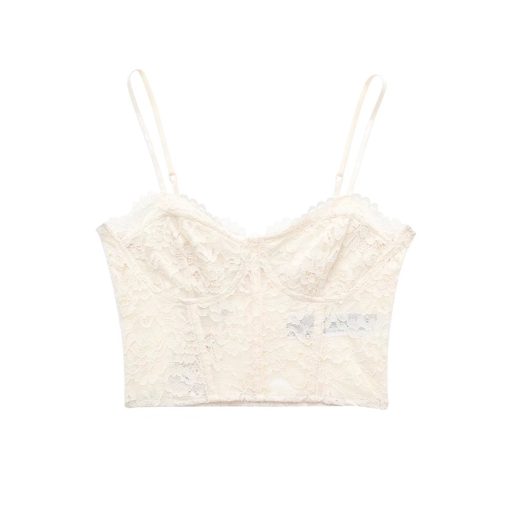 Made in Morocco - Áo Zara Hai Dây corset ren nhiều màu AL10CSG32N8