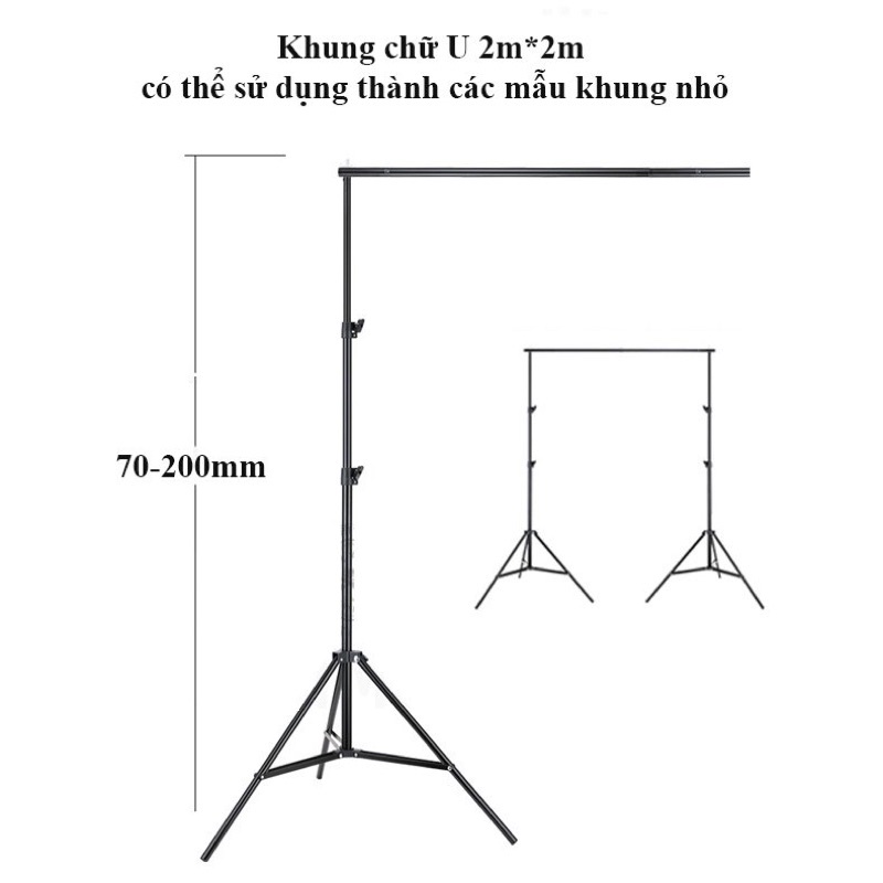 Khung treo phông U 2mx2m