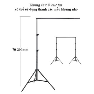 khung treo phông U 2mx2m