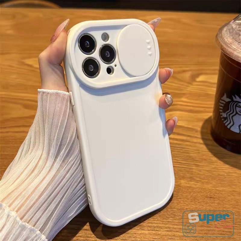 Ốp Điện Thoại TPU Dẻo Màu Trắng Cổ Điển Đơn Giản Cho IPhone 7Plus 8Plus 11 XR 14 13 12 Pro MAX 7 8 Plus X XS MAX
