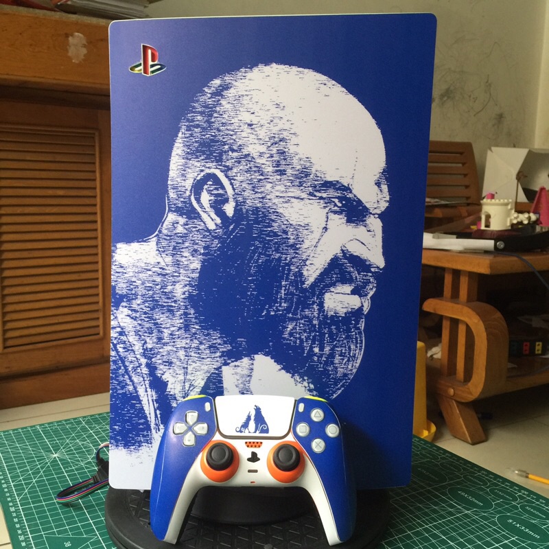 Miếng dán máy ps5 God of War Ragnarok mới nhất - hoặc làm theo yêu cầu