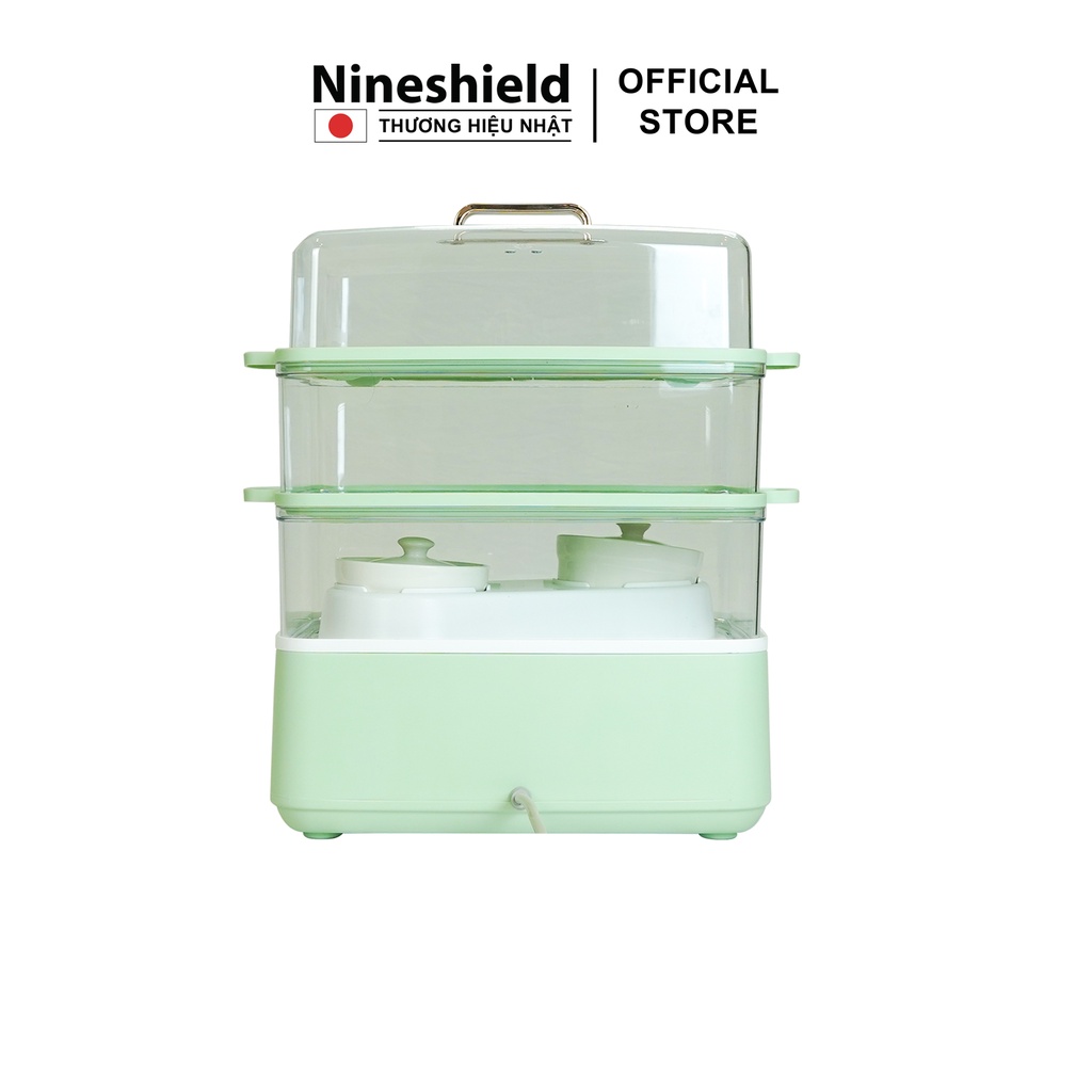 Nồi hấp Nineshield KB3001 đa năng 3 tầng dung tích lớn 22L - An toàn cách nhiệt - Hàng chính hãng