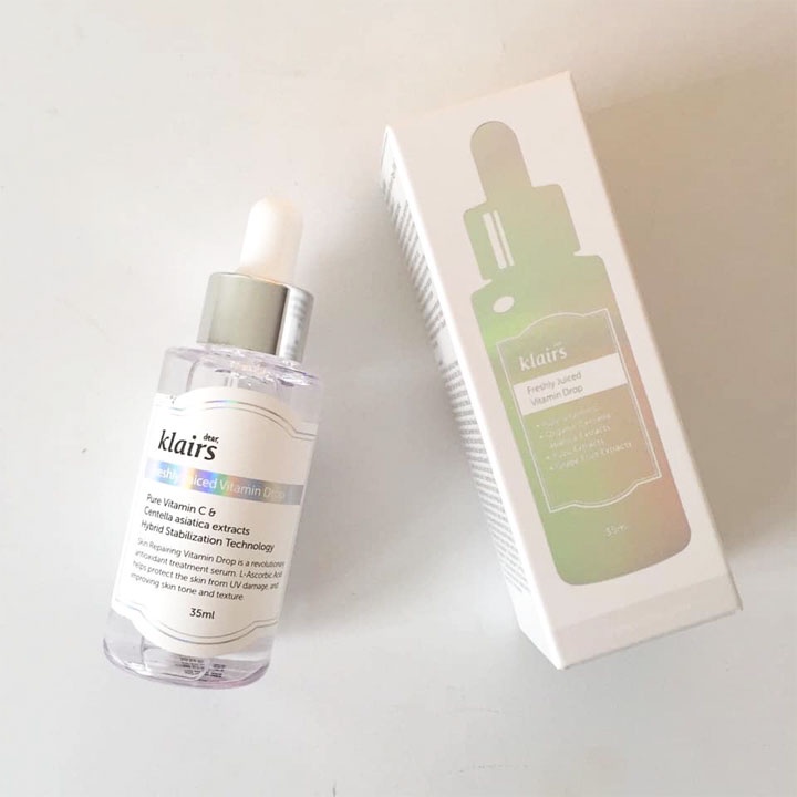 [Hàng Auth] Serum vitamin C  Klairs, Tinh chất hoa quả dưỡng trắng da Freshly Jucied Vitamin Drop 35ml