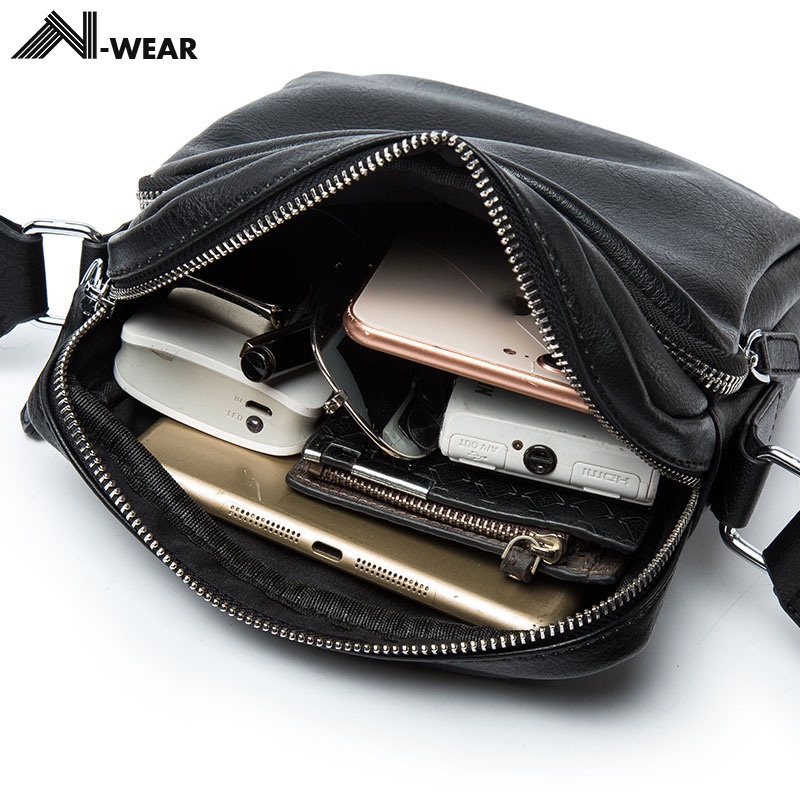 Túi đeo chéo da nam cao cấp Hàn Quốc chống nước, Túi da nam đeo chéo đi học, đi chơi, du lịch, dã ngoại TD0623