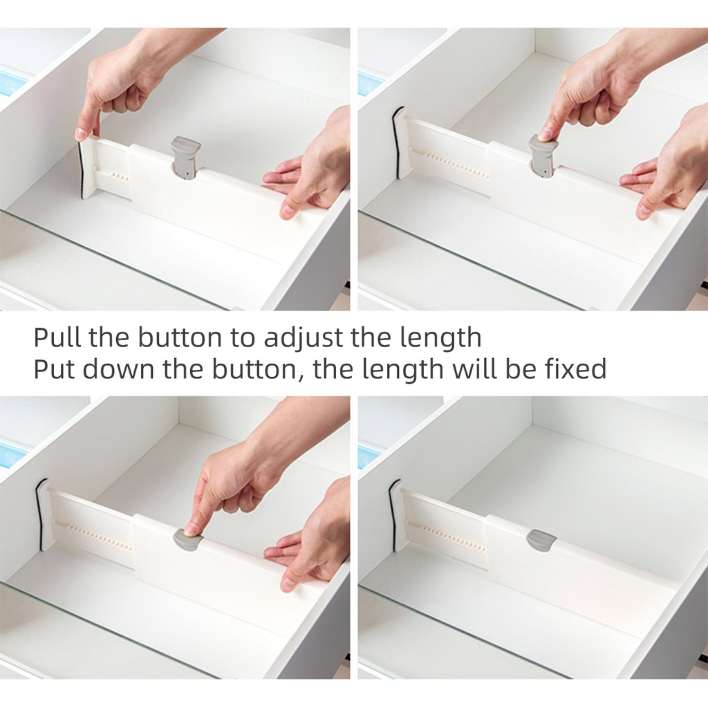 Jujiajia Tấm Chia Ngăn Kéo Có Thể Điều Chỉnh Không Có Thể Rút Lại Kết Hợp Đặt Trong Tủ
